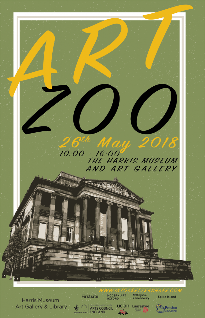 Art Zoo at the Harris Museum and Gallery, Preston, 2018 in conjunction with Lubaina Himid's Hard Times Exhibition