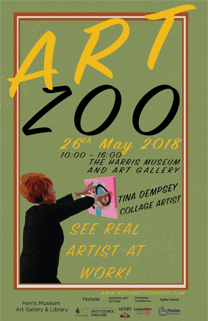 By Popular Demand Tina Dempsey - Collage Artist, Art Zoo, The Harris Preston 2018, Lubaina Himid, Hard Times