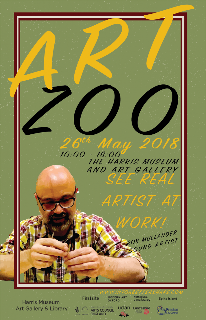 By Popular Demand Rob Mullander - Sound Artist, Art Zoo, The Harris Preston 2018, Lubaina Himid, Hard Times