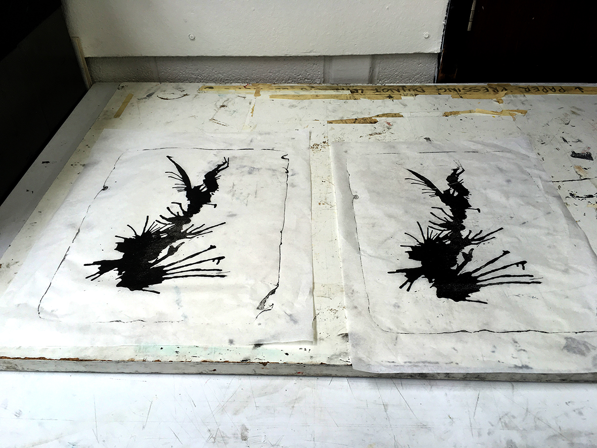 Lithography, August Experimentation, Jane Elizabeth Bennett