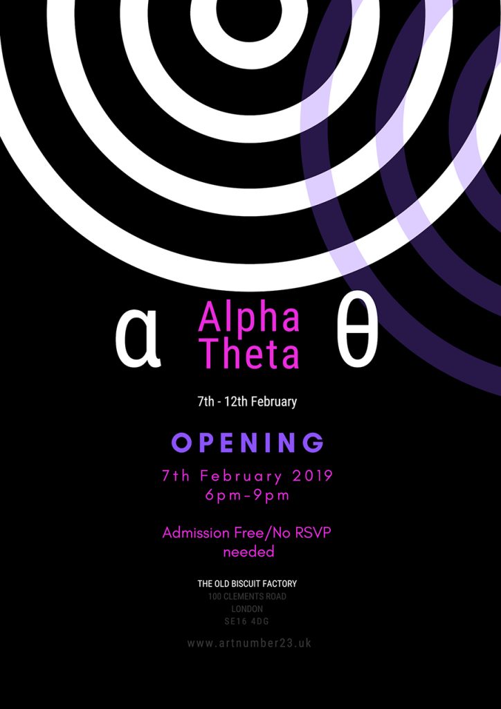 Alpha Theta Exhibition Poster